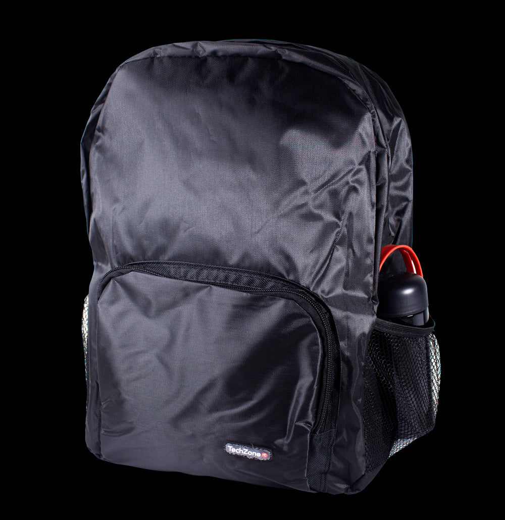 Back pack TechZone Basic - capacidad de 15.6, confeccionado en Nylon. Color negro. Back pack TechZone Basic - capacidad de 15.6, confeccionado en Nylon. Color negro.